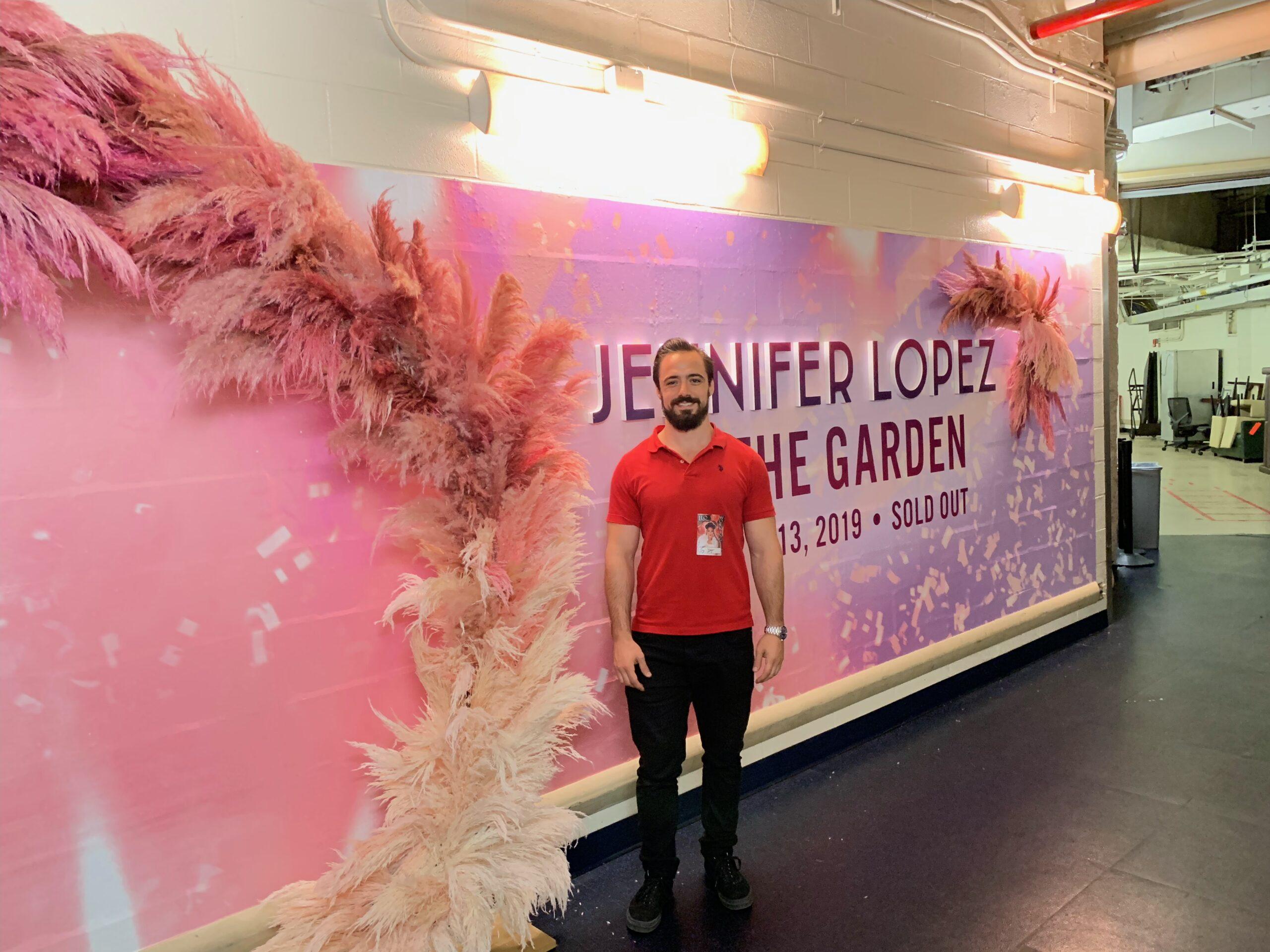 CityIR provider backstage at Madison Square Garden