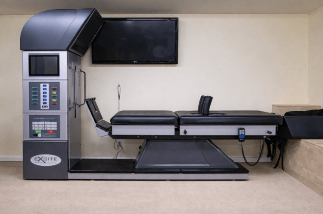 DRX9000 non-surgical spinal decompression machine at City Integrative Rehabilitation
