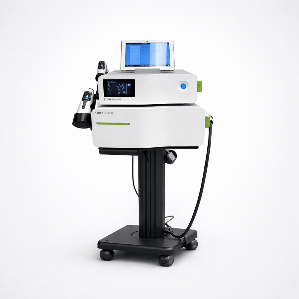 Focused shockwave therapy machine used for tendon and soft tissue healing