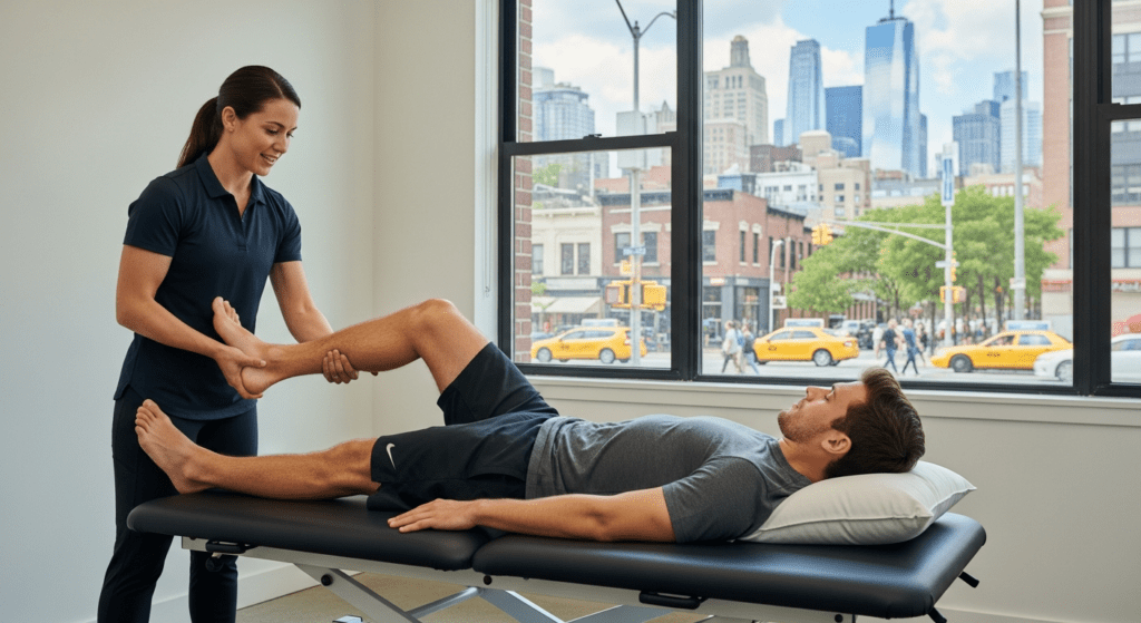 Dynamic Neuromuscular Stabilization therapy session in New York City