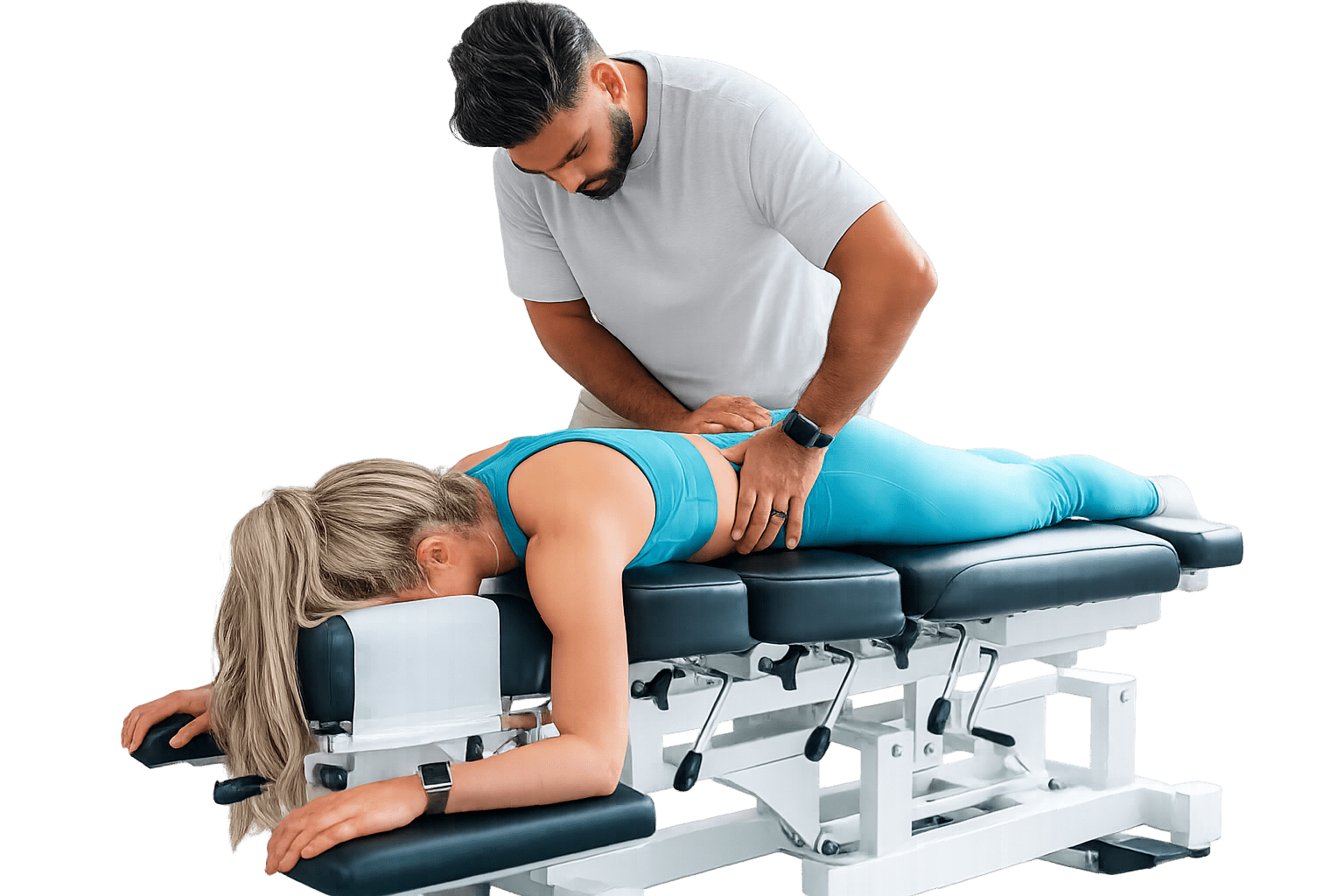 Chiropractic adjustment at City Integrative Rehabilitation