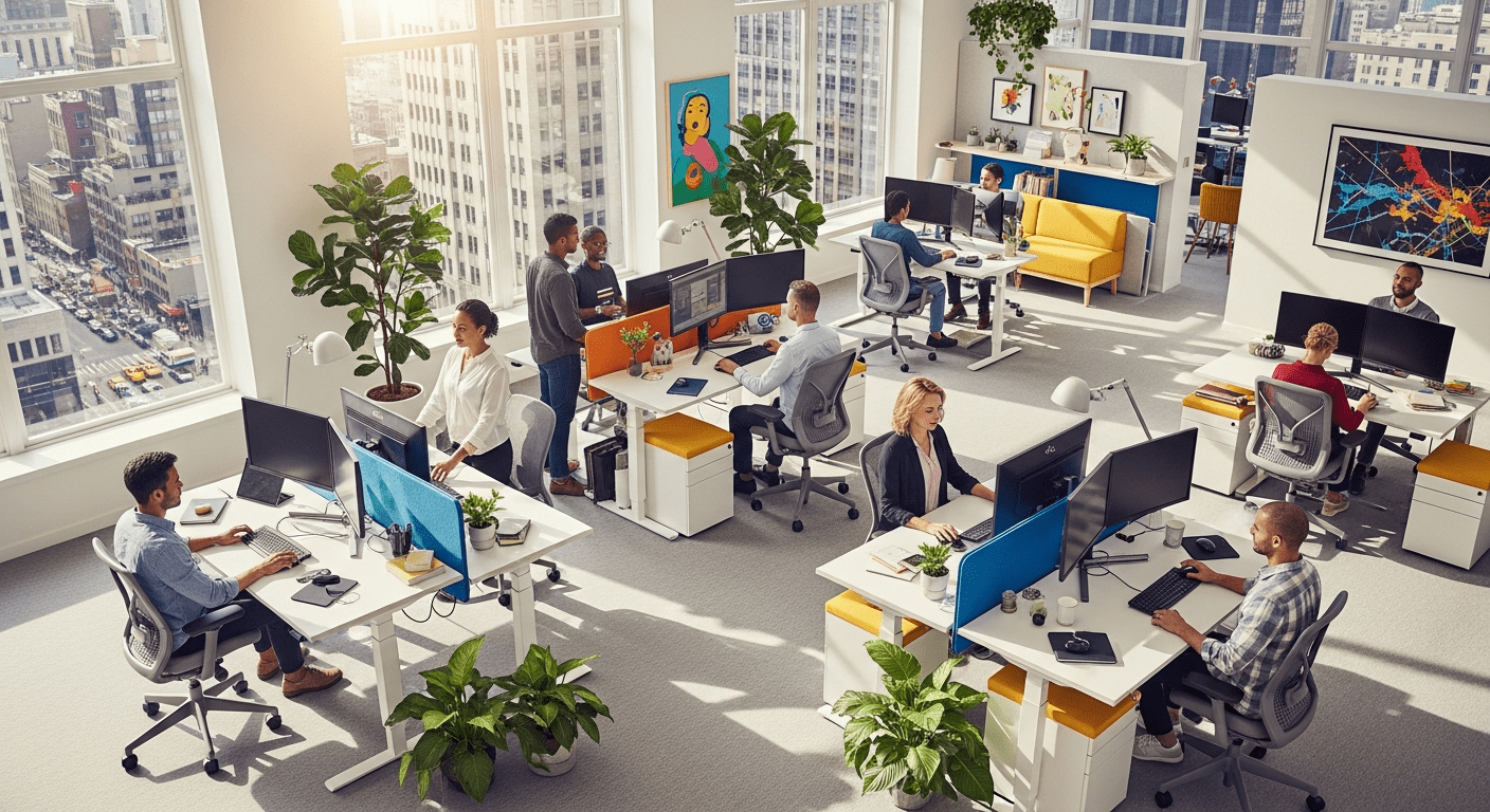 Office workstation arrangements for ergonomic assessment