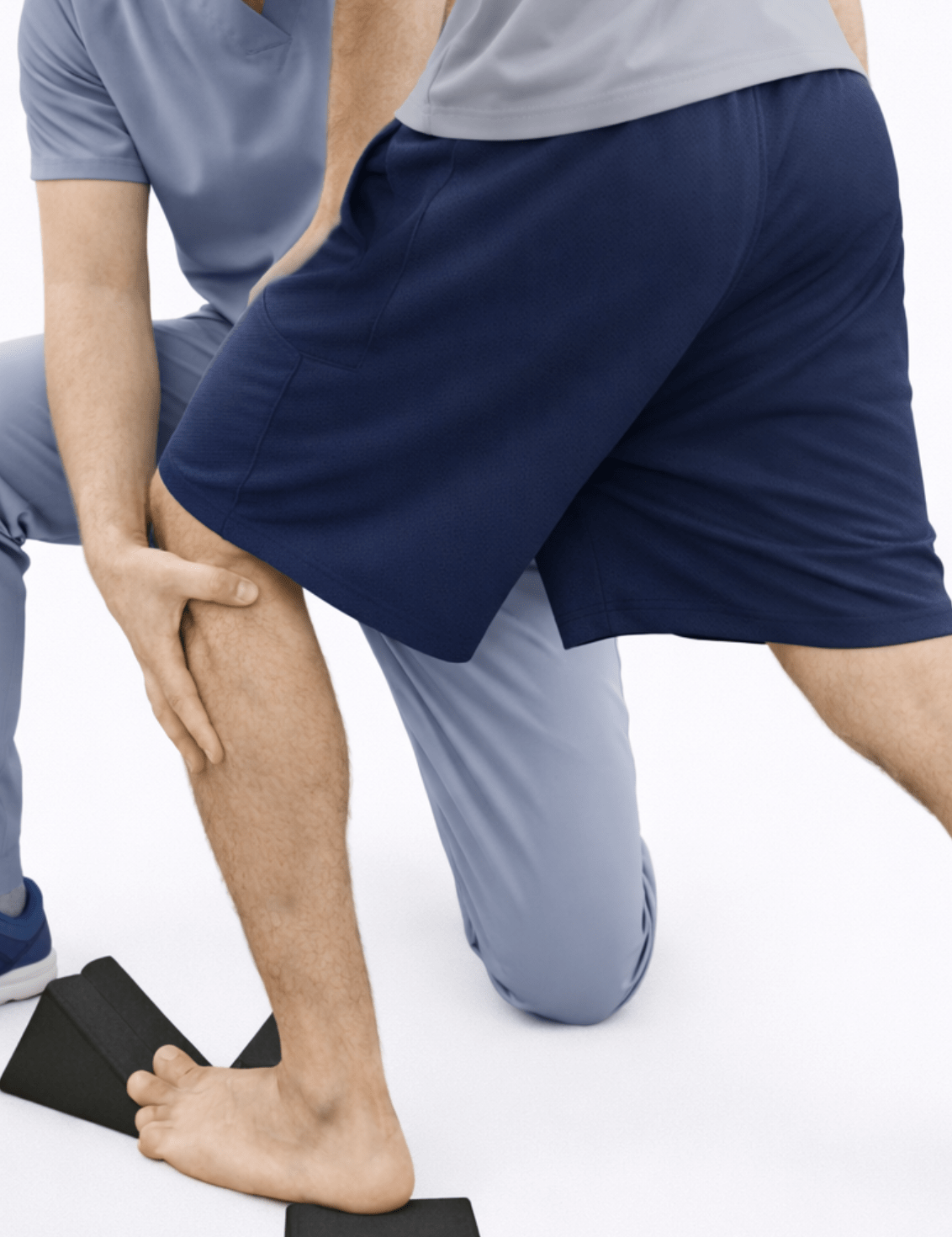 Anatomy in Motion AiM gait training foot placement on balance platform