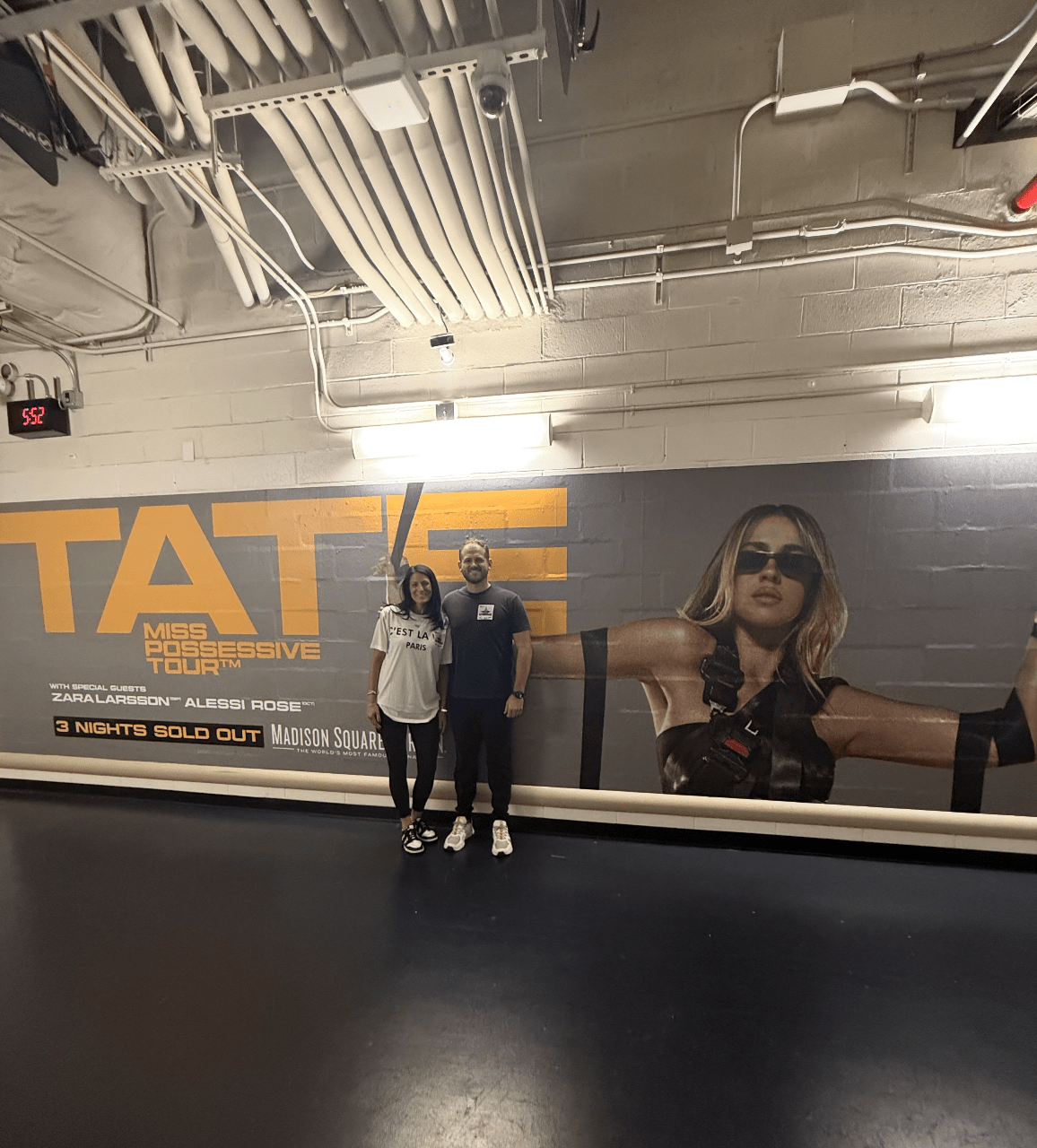 CityIR providers backstage at Madison Square Garden
